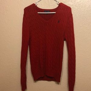 Ralph Lauren red sweater
